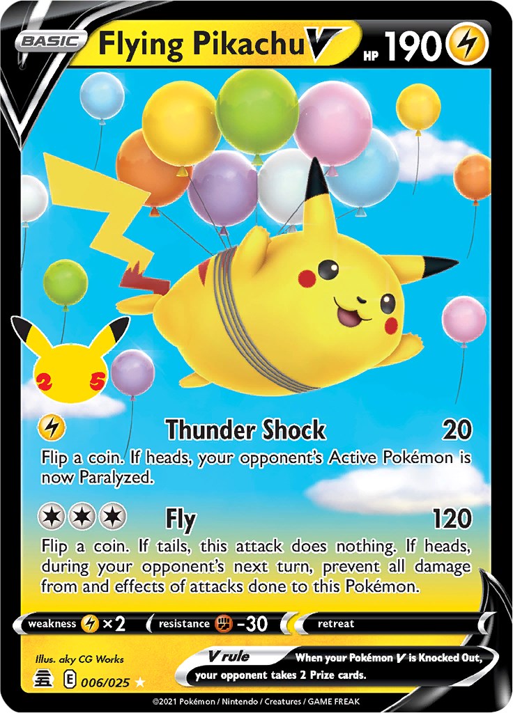 Flying Pikachu V CLB - 006/025