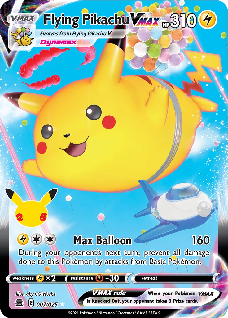 Flying Pikachu VMAX CLB - 007/025