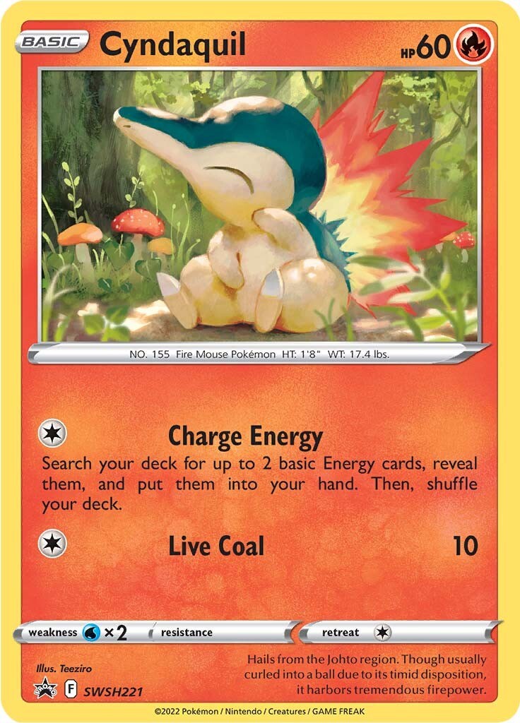 Cyndaquil - SWSH221 SWSD - SWSH221