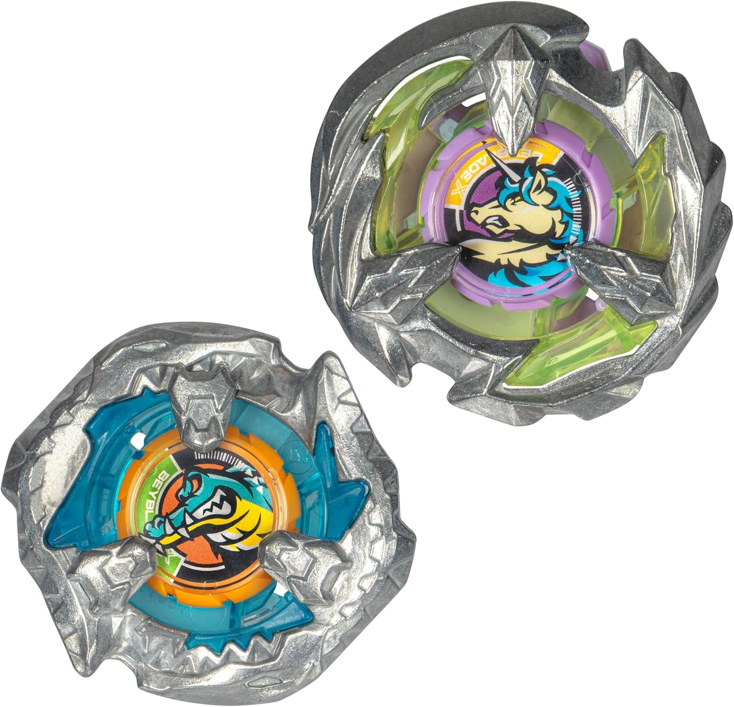 Beyblade X Bite Croc 3-60LF and Sting Unicorn 4-60P Dual Pack Set