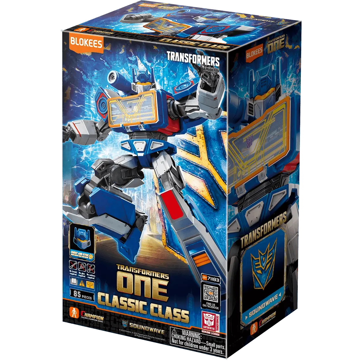 Blokees - Transformers Classic Class 17 - Transformers One - Soundwave