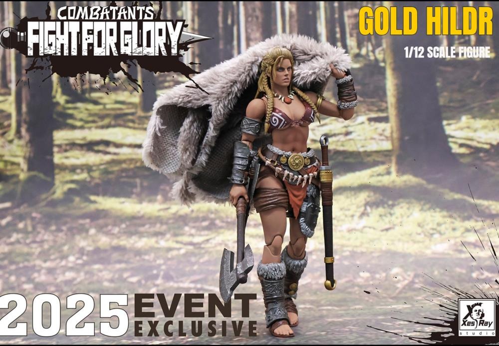 Combatants Fight For Glory - Gold Hildr 1/12 Scale Action Figure - 2025 Event Exclusive