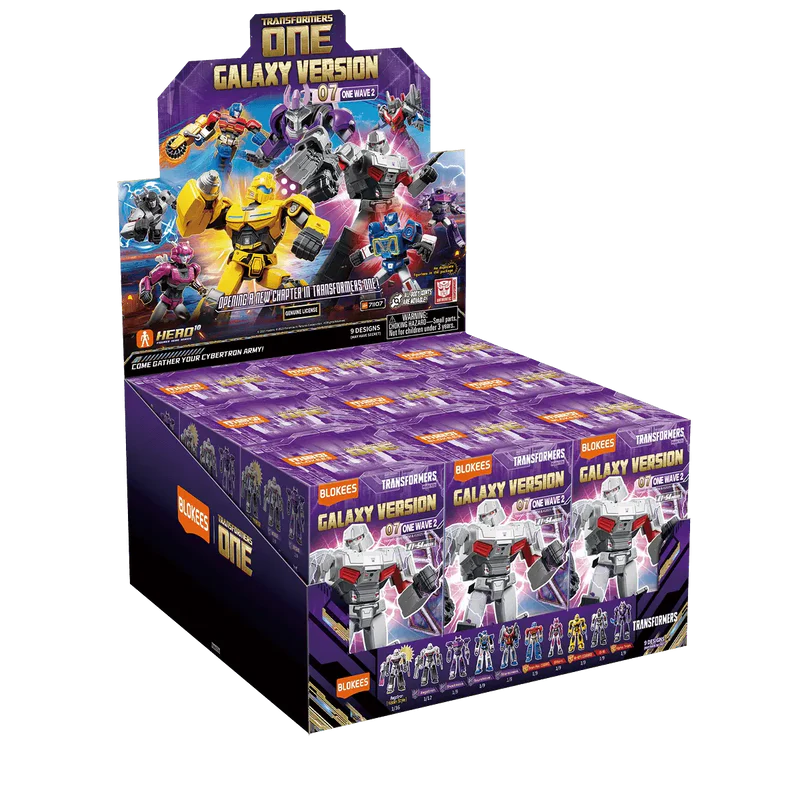 Blokees - Transformers Galaxy Version 07 - One Wave 2 - Set of 9