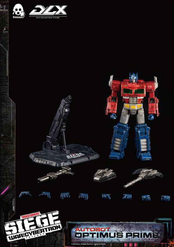 DLX Optimus Prime Transformers: War for Cybertron Trilogy Collectible (Substandard Packaging)