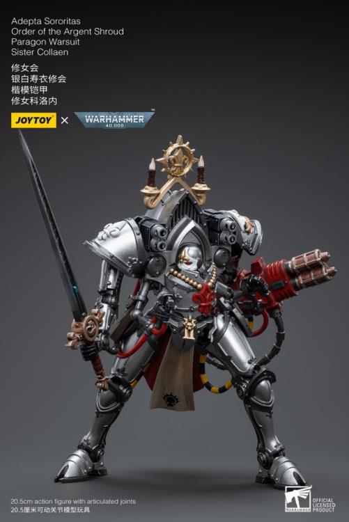 Joytoy - Warhammer 40k - Adepta Sororitas - Order of the Argent Shroud Paragon - Warsuit Sister Collaen