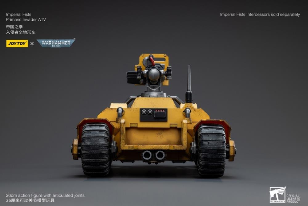 JoyToy - Warhammer 40k - Imperial Fists - Primaris Invader ATV 1/18 Scale Vehicle