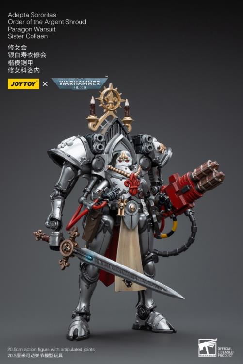 Joytoy - Warhammer 40k - Adepta Sororitas - Order of the Argent Shroud Paragon - Warsuit Sister Collaen