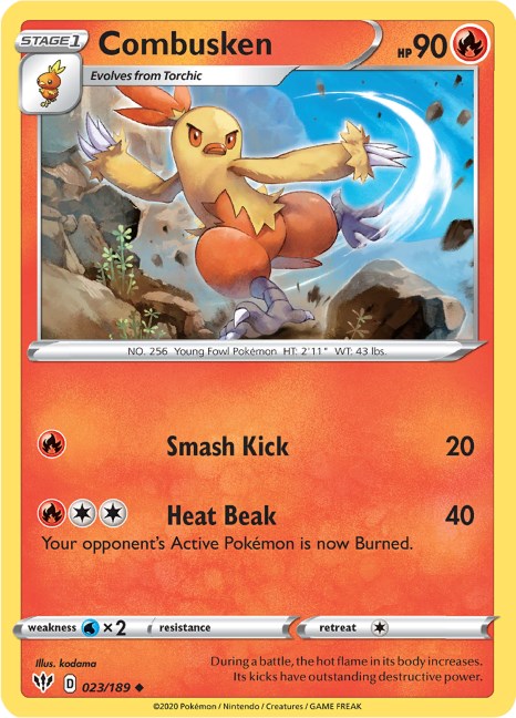 Combusken SWSH03 - 023/189