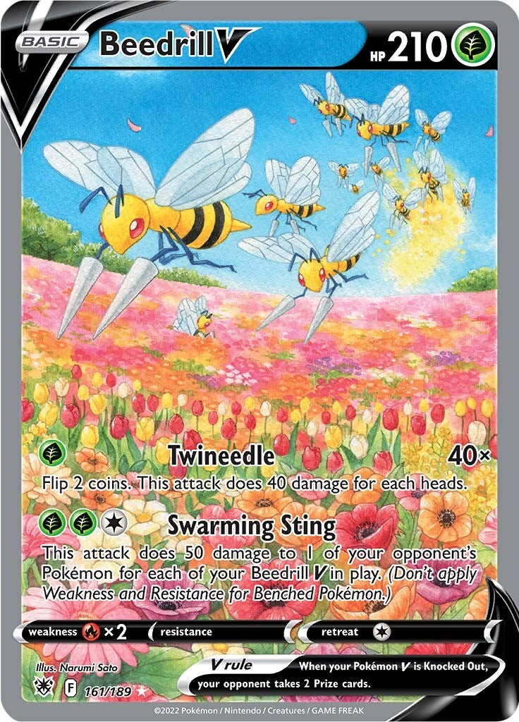 Beedrill V (Alternate Full Art) SWSH10 - 161/189