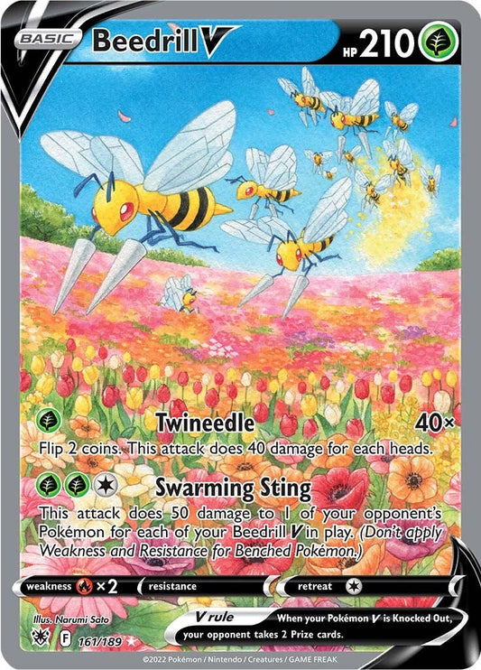 Beedrill V (Alternate Full Art) SWSH10 - 161/189