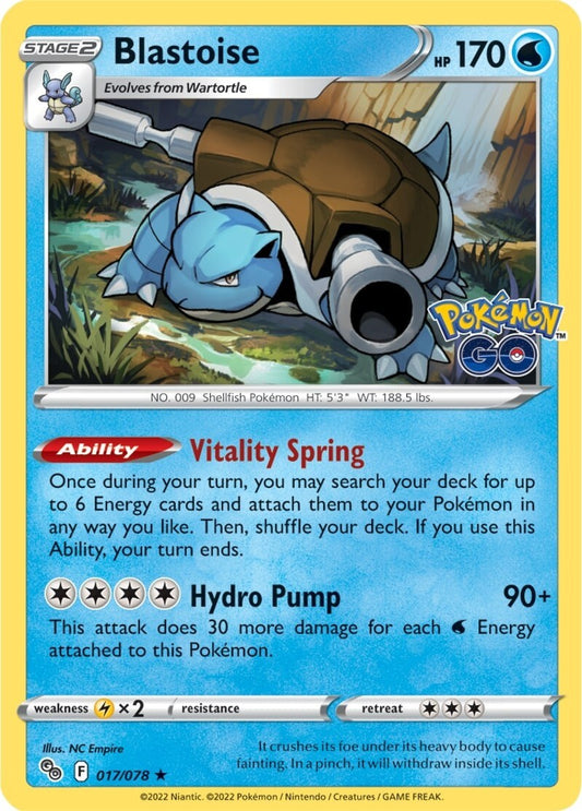 Blastoise PGO - 017/078