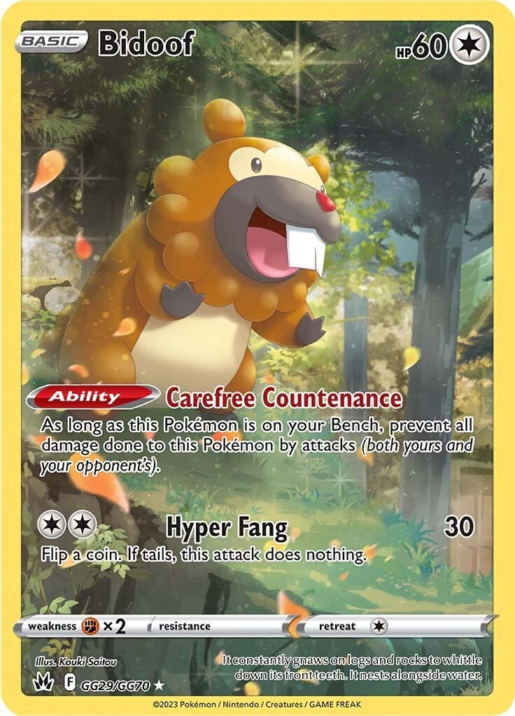 Bidoof CRZ:GG - GG29/GG70