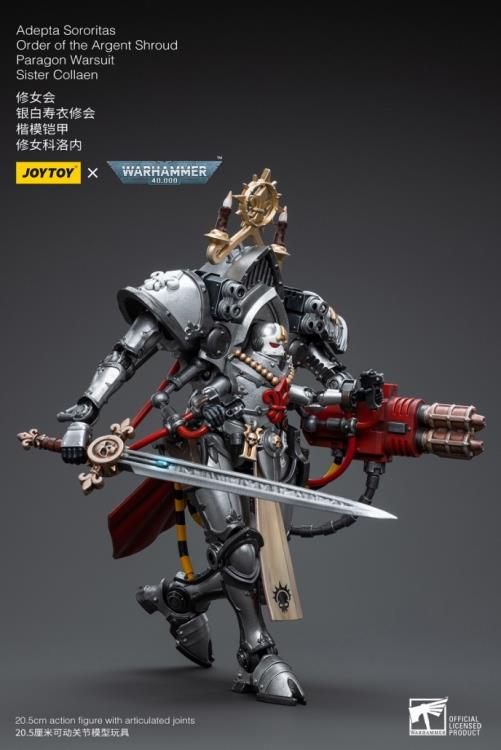 Joytoy - Warhammer 40k - Adepta Sororitas - Order of the Argent Shroud Paragon - Warsuit Sister Collaen
