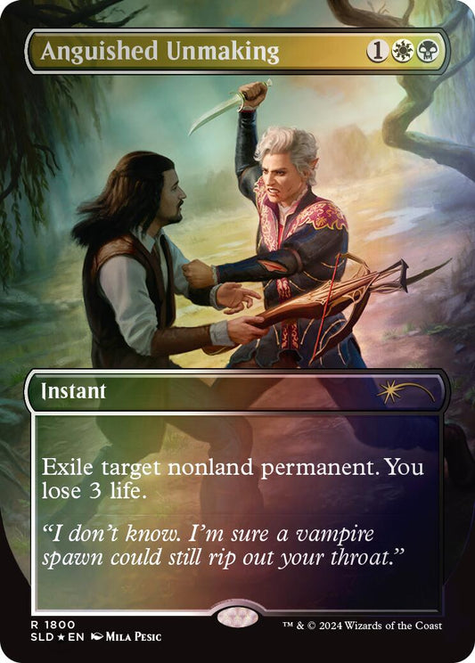 Anguished Unmaking (1800) (Rainbow Foil) SLD - 1800