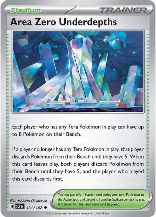 Area Zero Underdepths - 131/142 SCR - 131/142