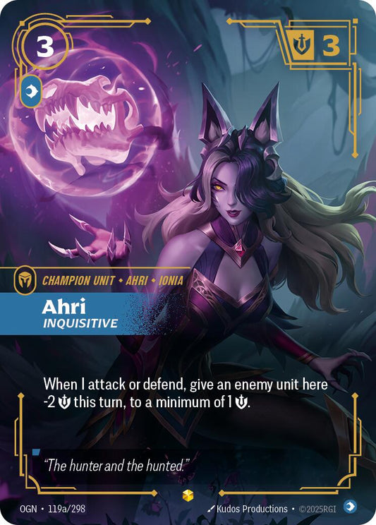 Ahri - Inquisitive (Alternate Art) OGN - 119a/298