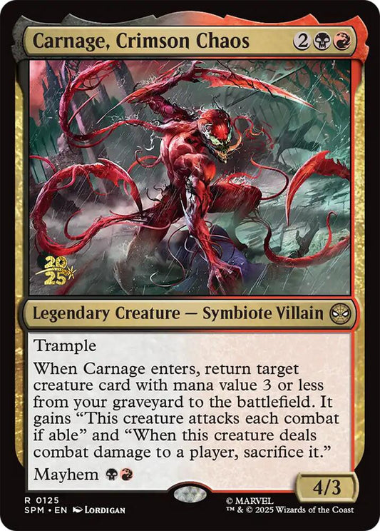 Carnage, Crimson Chaos PRE - 125