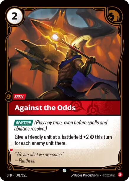 Against the Odds SFD - 001/221