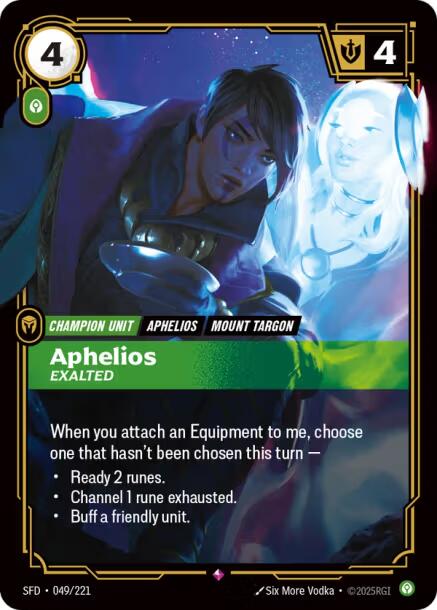 Aphelios - Exalted SFD - 049/221