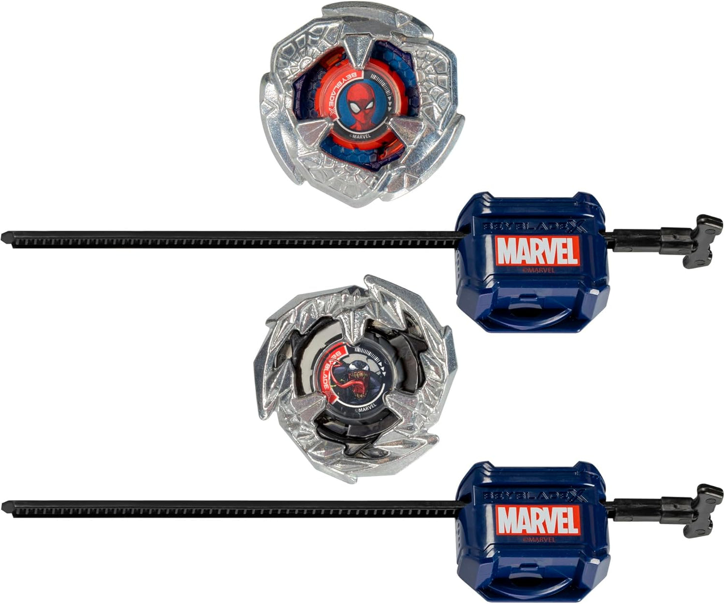 Beyblade X Marvel Collab Spider-Man 3-60F vs. Venom 3-80N Multipack Set - Exclusive