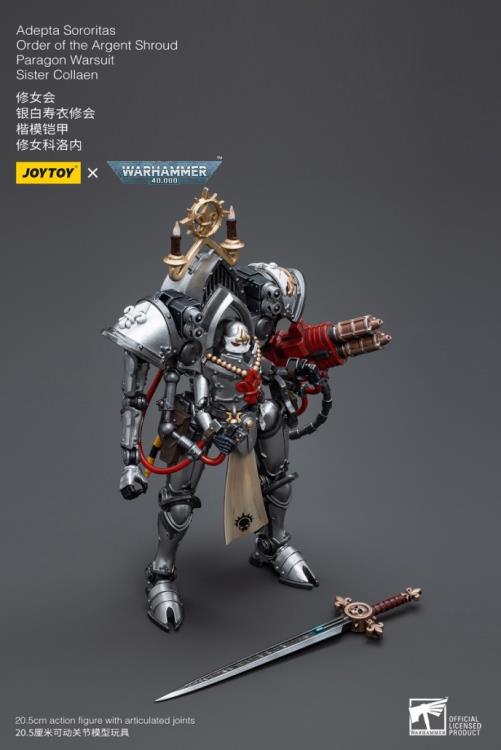 Joytoy - Warhammer 40k - Adepta Sororitas - Order of the Argent Shroud Paragon - Warsuit Sister Collaen