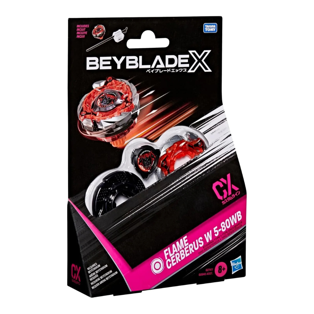 Beyblade X Flame Cerberus W 5-80WB CX Starter Pack