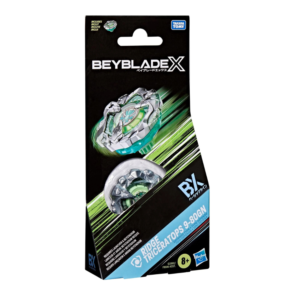 Beyblade X Ridge Triceratops 9-80GN BX Booster Pack