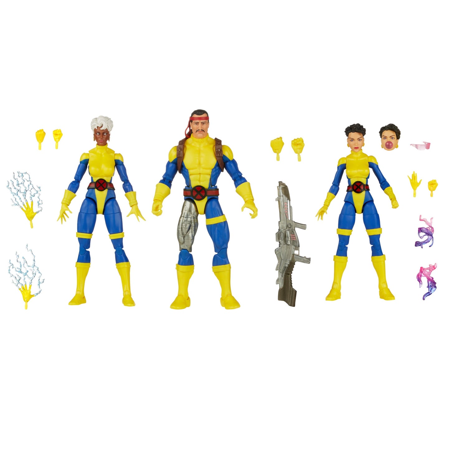 Hasbro Marvel Legends Series: Marvel's Forge, Storm, & Jubilee Figures