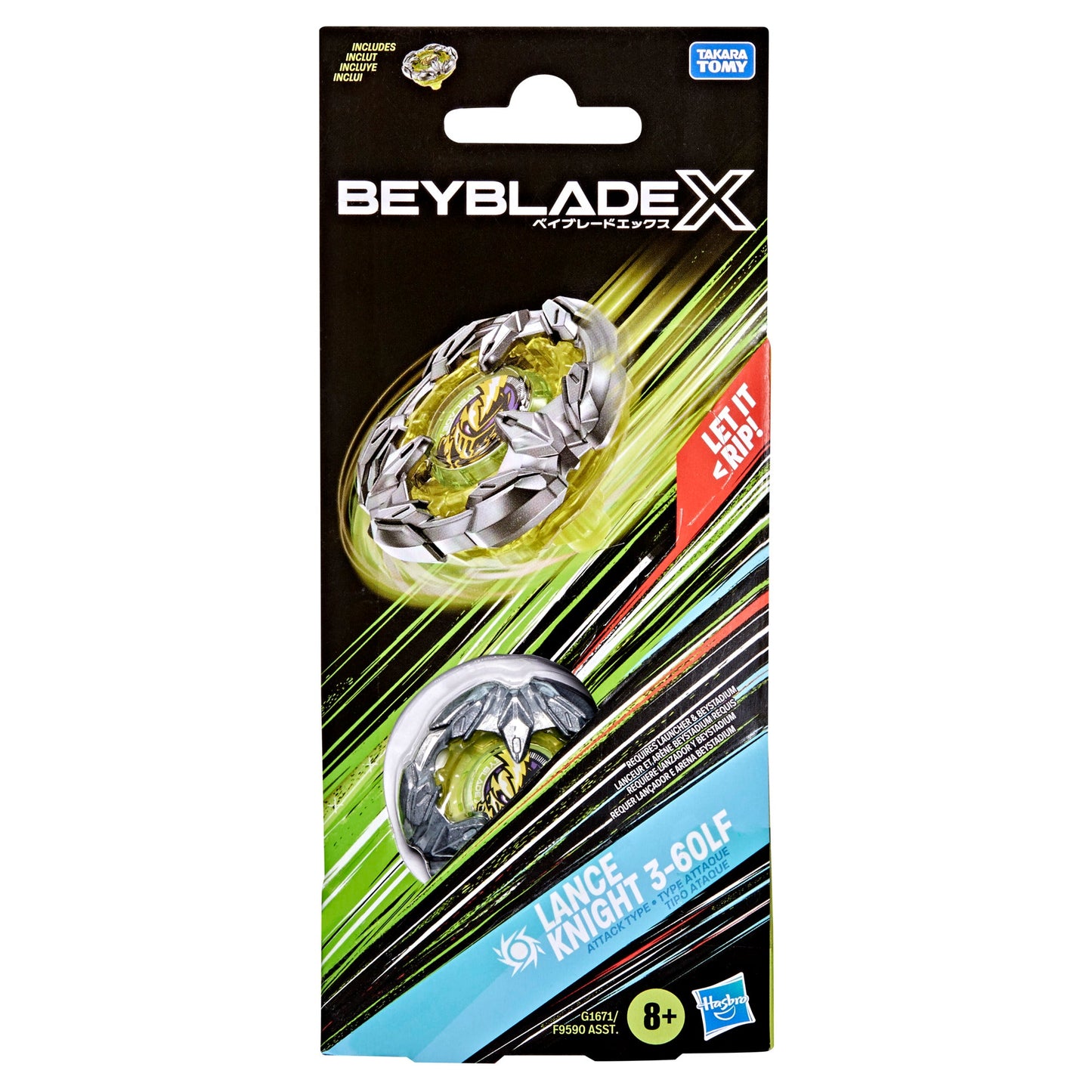 Beyblade X Lance Knight 3-60LF Booster Pack