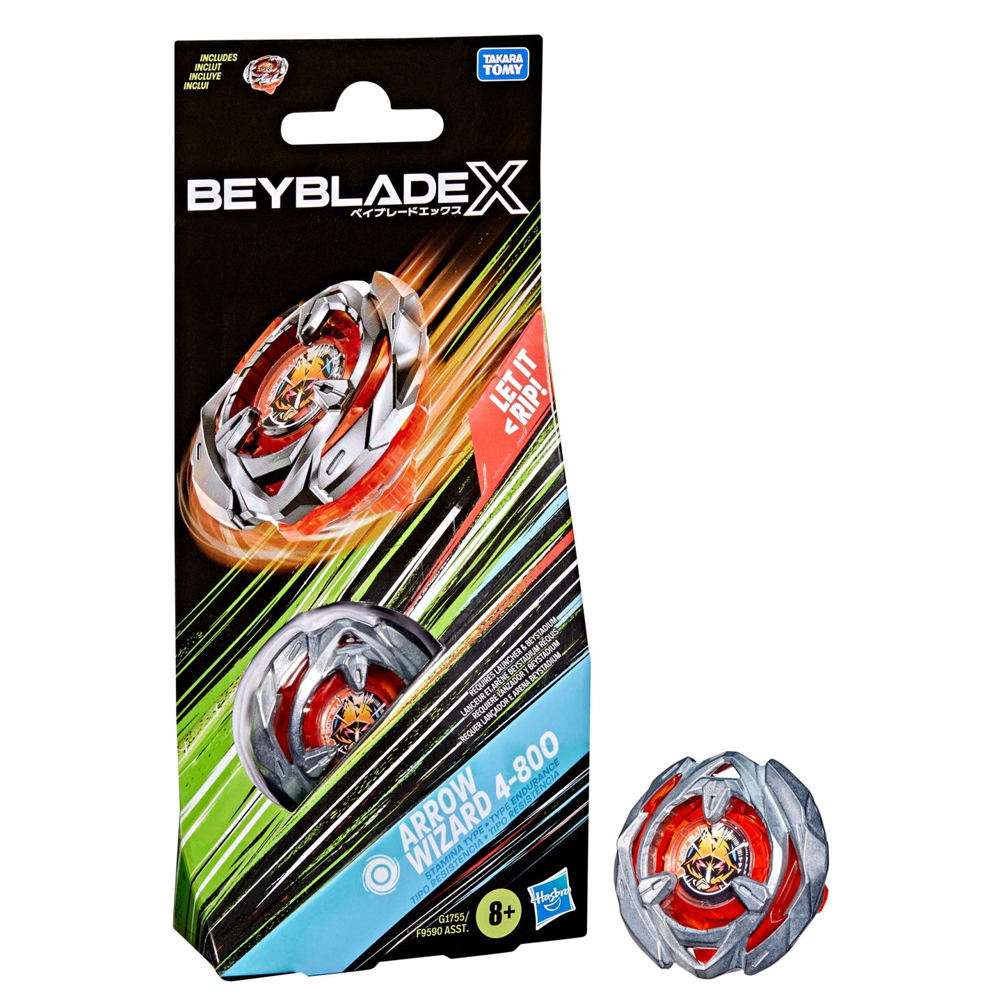 Beyblade X Arrow Wizard 4-80O Booster Pack