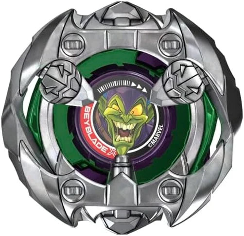 Beyblade X Marvel Collab Miles Morales 1-60GN vs. Green Goblin 9-80HT Multipack