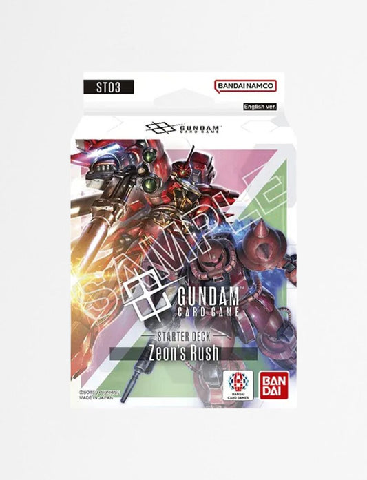 GUNDAM CG ST-03 ZEON'S RUSH STARTER DECK