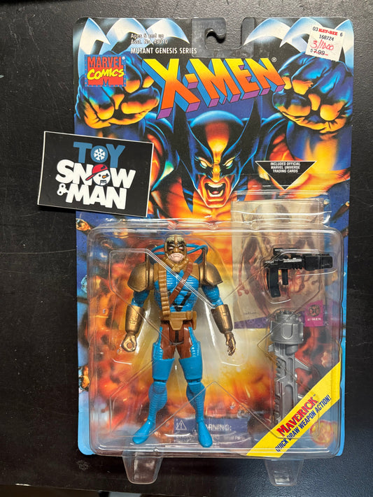 1995 Toy Biz Maverick action figure from the X-Men Mutant Genesis Series