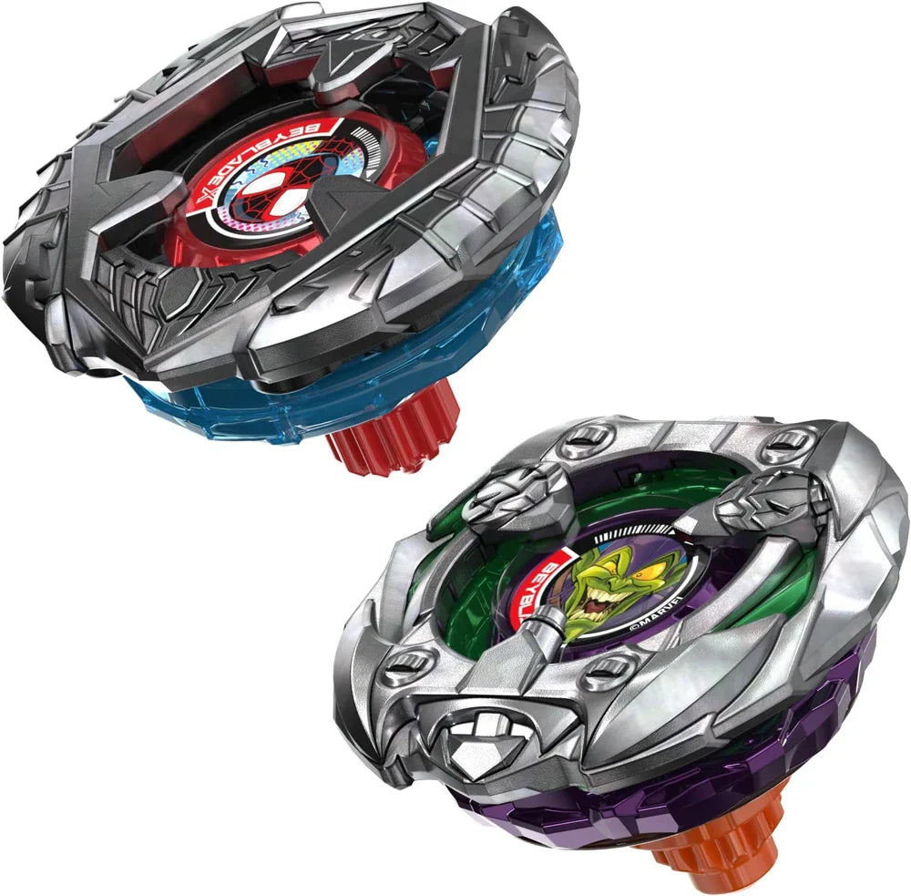 Beyblade X Marvel Collab Miles Morales 1-60GN vs. Green Goblin 9-80HT Multipack