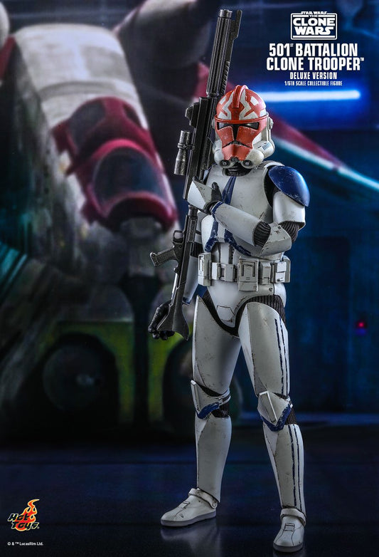 501st Battalion Clone Trooper  501 (Deluxe Version) Sixth Scale Figure by Hot Toys