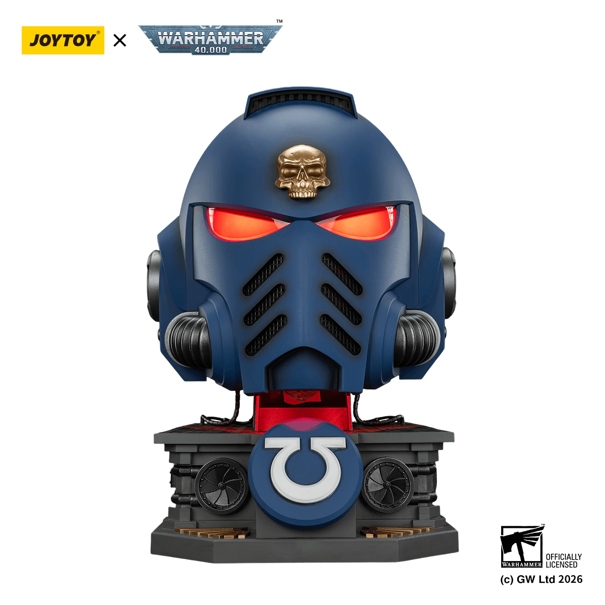 JOYTOY - Ultramarines Captain MkX Helmet & Display Stand (Preorder Q3 2026)