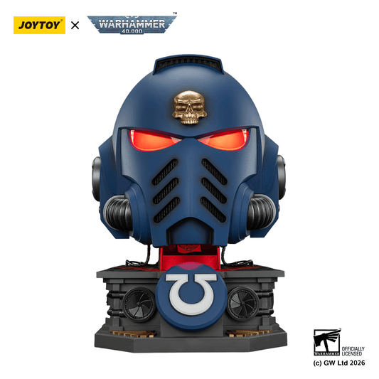 JOYTOY - Ultramarines Captain MkX Helmet & Display Stand (Preorder Q3 2026)