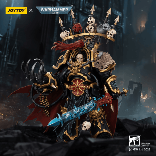 JoyToy - Warhammer 40K - Chaos - Black Legion -  Abaddon the Despoiler with Drach'nyen and the Talon of Horus ( Preorder Q2 2026)