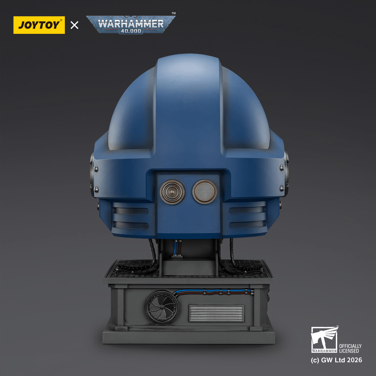 JOYTOY - Ultramarines Captain MkX Helmet & Display Stand (Preorder Q3 2026)