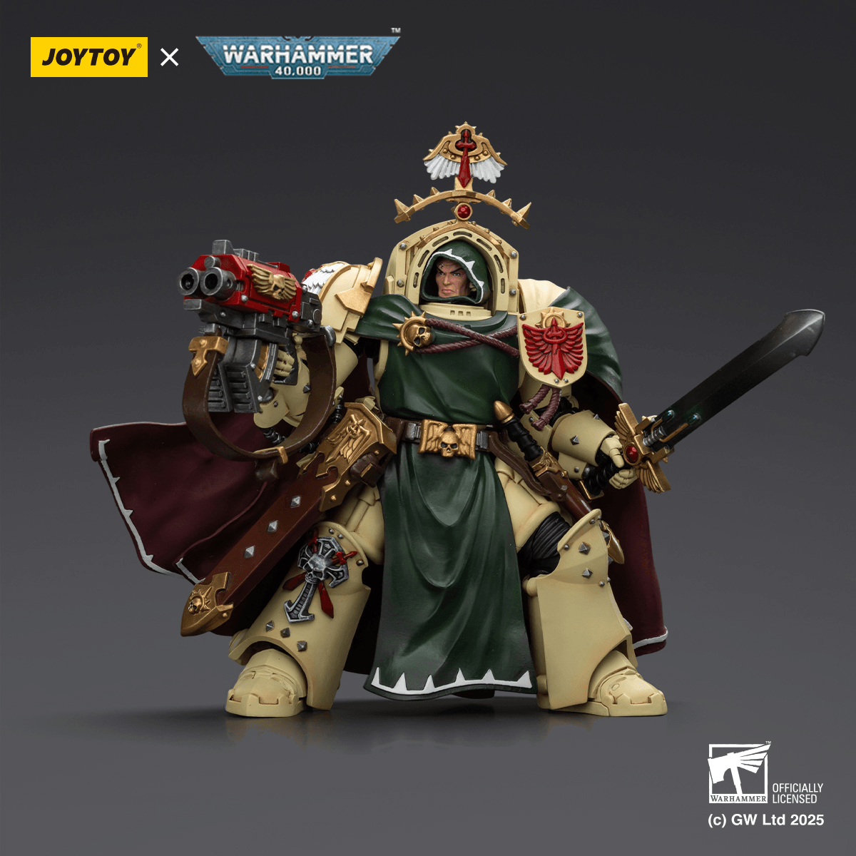 JoyToy - Warhammer 40K - Dark Angels - Belial, Grand Master of the Deathwing with the Sword of Silence and Storm Bolter