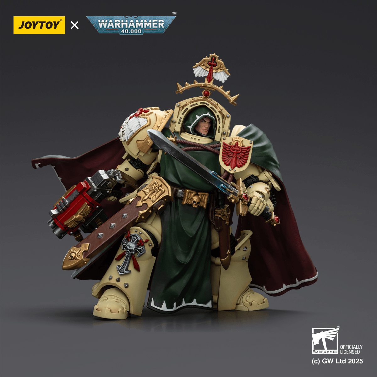JoyToy - Warhammer 40K - Dark Angels - Belial, Grand Master of the Deathwing with the Sword of Silence and Storm Bolter