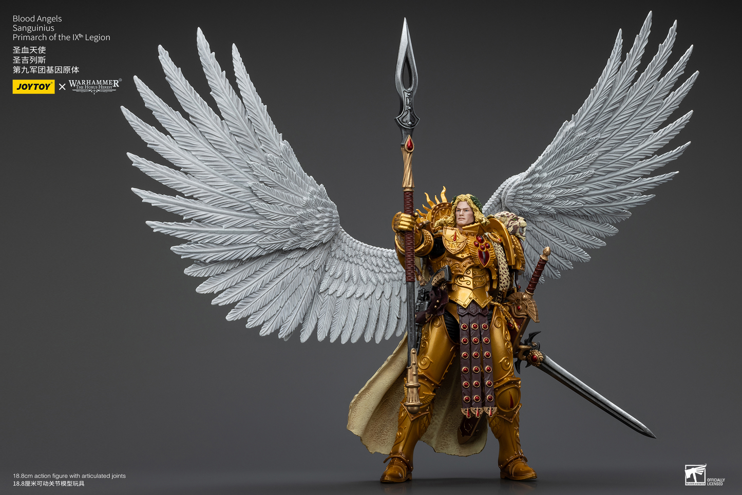 Joy Toy - Warhammer 40K - Blood Angels - Sanguinius Primarch of the IXth Legion