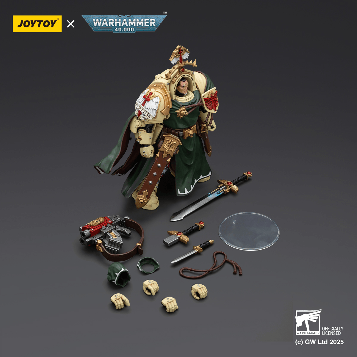 JoyToy - Warhammer 40K - Dark Angels - Belial, Grand Master of the Deathwing with the Sword of Silence and Storm Bolter