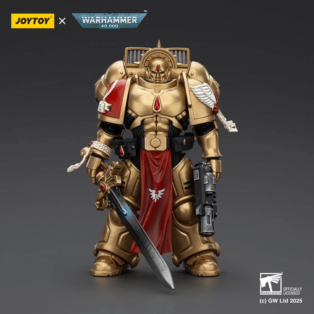 JoyToy - Warhammer 40K - Blood Angels - Sanguinary Guard 1 with Inferno Pistol and Encarmine Blade