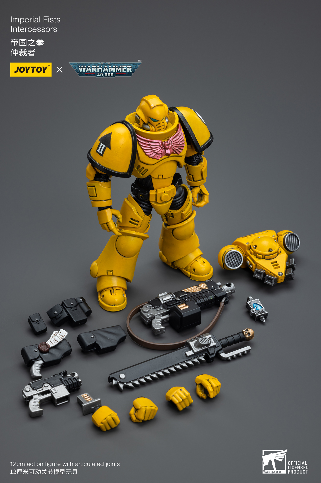 JoyToy - Warhammer 40K - Imperial Fists Intercessors - Ver. 2