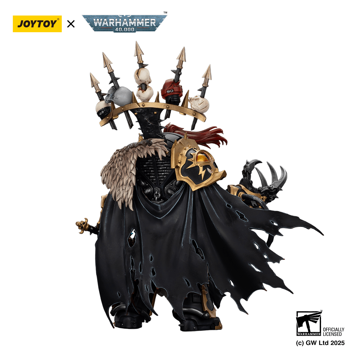 JoyToy - Warhammer 40K - Chaos - Black Legion -  Abaddon the Despoiler with Drach'nyen and the Talon of Horus ( Preorder Q2 2026)