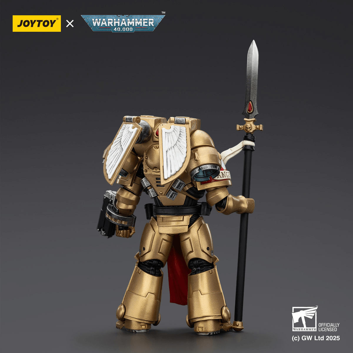 JoyToy - Warhammer 40K - Blood Angels - Sanguinary Guard 2 with Angelus Boltgun and Encarmine Spear