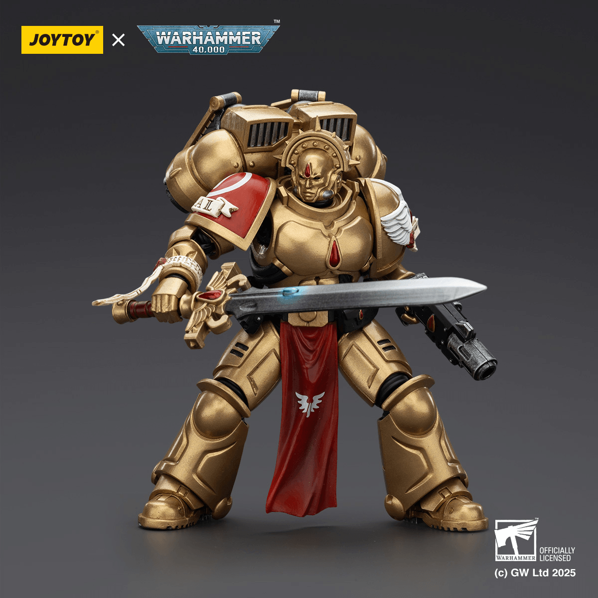 JoyToy - Warhammer 40K - Blood Angels - Sanguinary Guard 1 with Inferno Pistol and Encarmine Blade