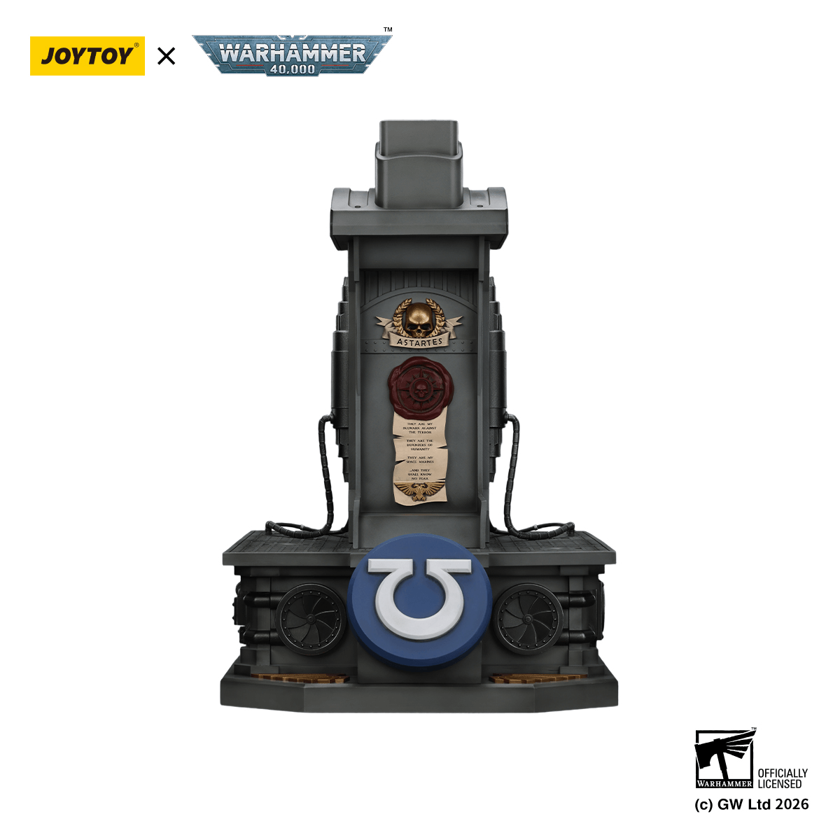 JOYTOY - Ultramarines Captain MkX Helmet & Display Stand (Preorder Q3 2026)