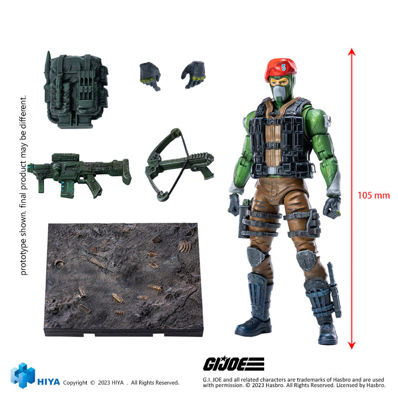 HIYA - Exquisite Mini Series 1/18 Scale 4 Inch - G.I.JOE Beach Head Action Figure